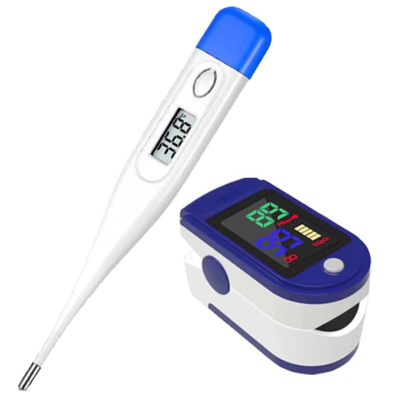 Pulse Oximeter - Digitale thermometer Nauwkeurige orale temperatuurmeting in