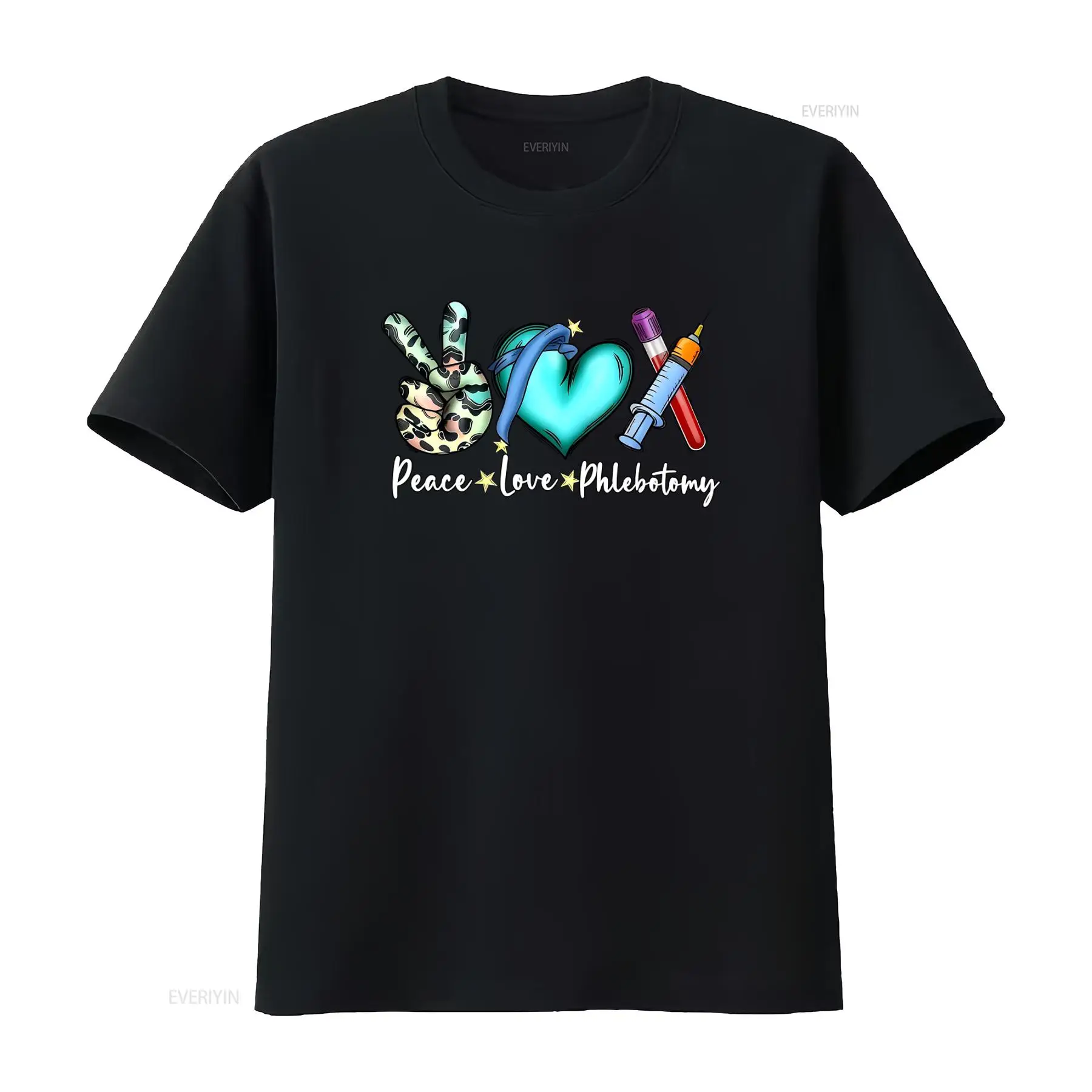 Medical Lab Technologist - Peace Love Phlebotomy T-shirt voor medische