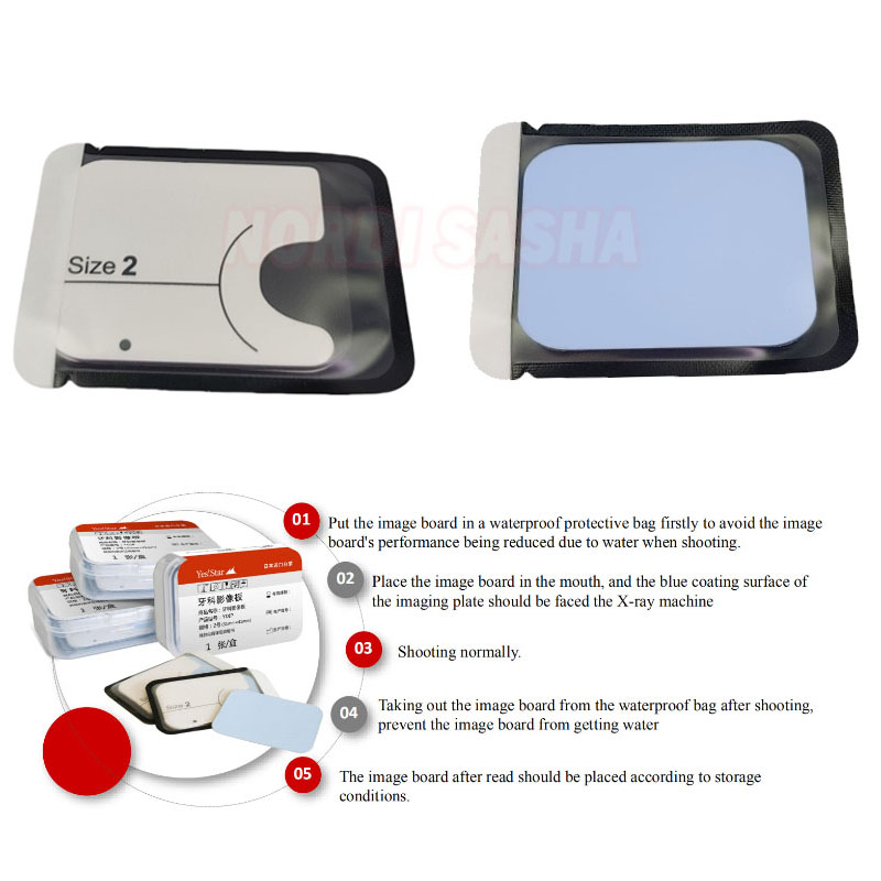 Medical X - 1 Stuks Tandheelkundige Fosfor Beeldplaat IP