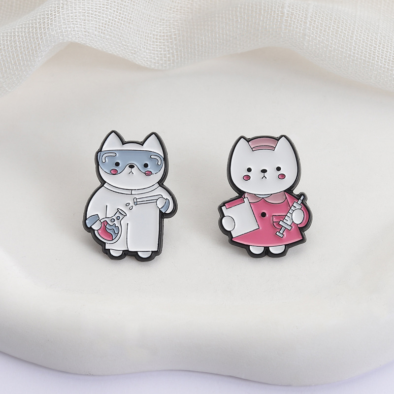 2 stks Leuke Cartoon Medische  - Medical Lab Logo recensie en prijs
