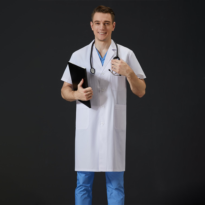 Gepersonaliseerde unisex labor - Medical Lab Logo recensie en prijs