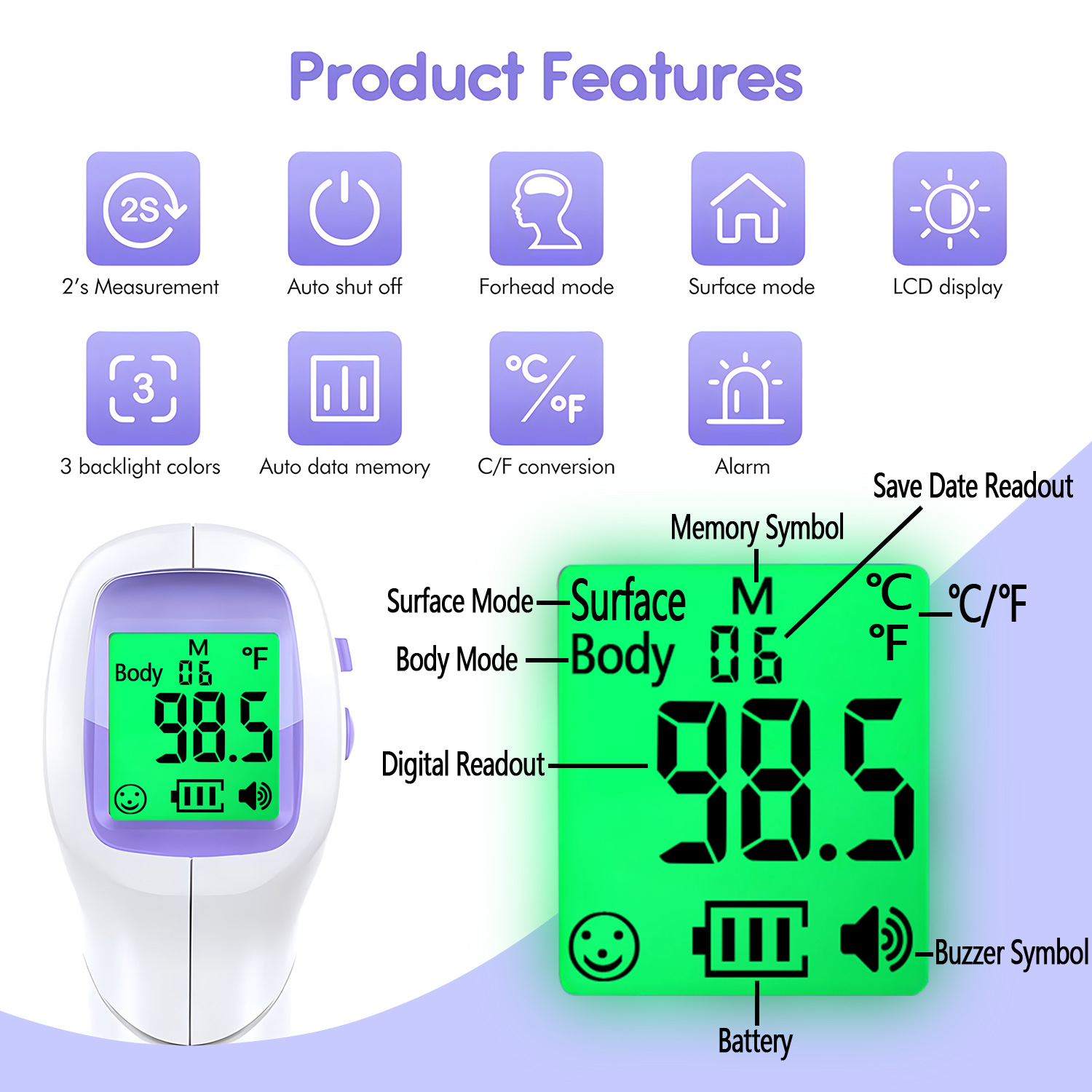 Medische lichaamsthermometer D - Pulse Oximeter recensie en prijs