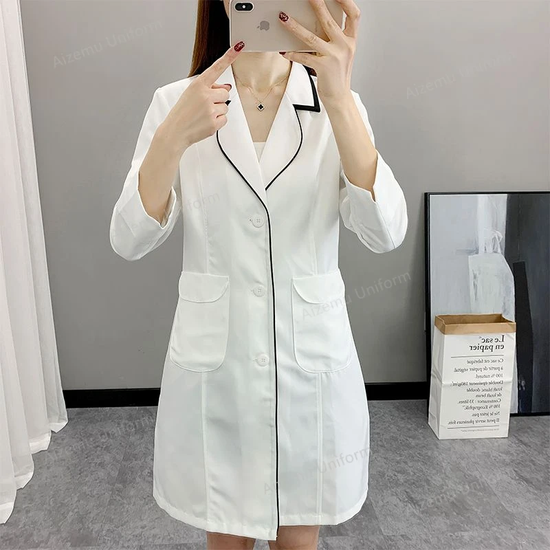 Vrouwen Korte Spa Uniformen lo - Medical Lab Logo recensie en prijs