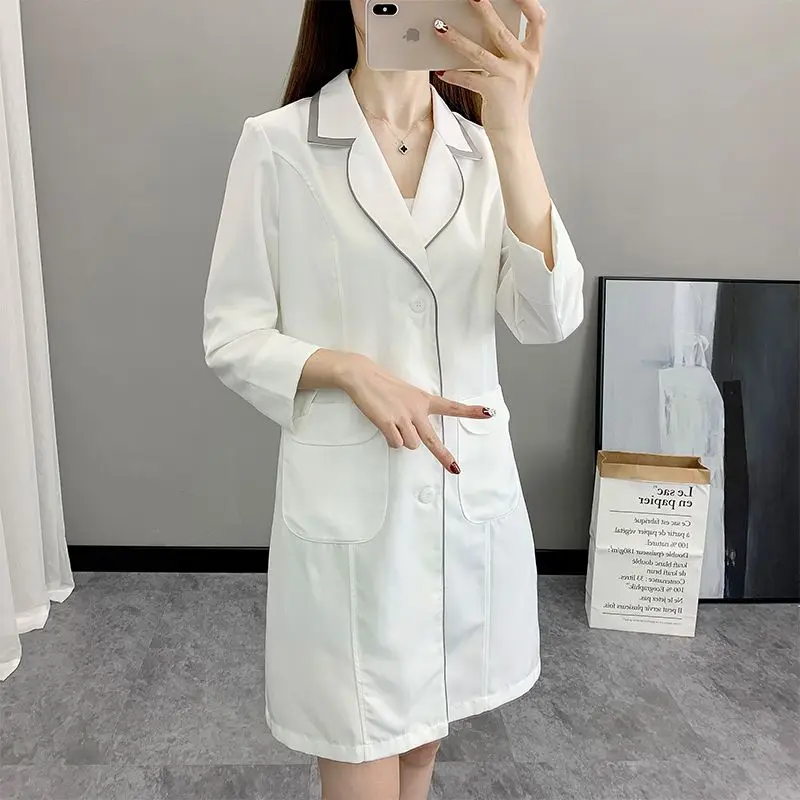 Vrouwen Korte Spa Uniformen lo - Medical Lab Logo recensie en prijs